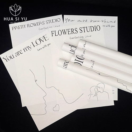 INS简约网红纸白色英文纸防水