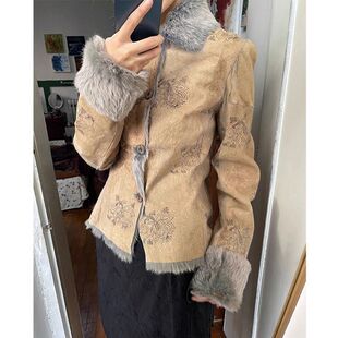 浅咖色外套女2023新款爆款秋冬季高级感独特超好看美拉德穿搭上衣