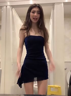 killerGirl显瘦复古夏季气质辣妹海军蓝不对称连衣裙
