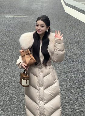 现货~冬季气质新款收腰奶