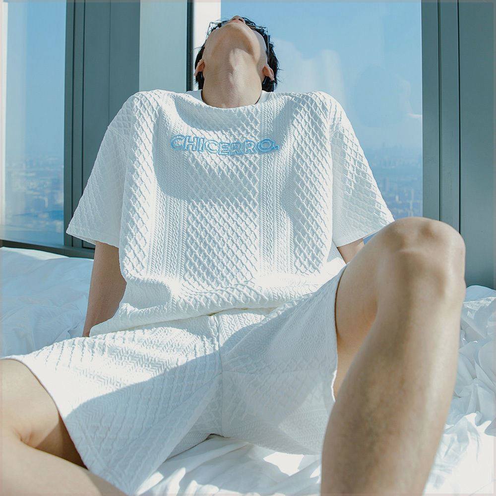 夏新款大码220斤运动套装男衣服跑步休闲短裤一套搭配帅气两件套