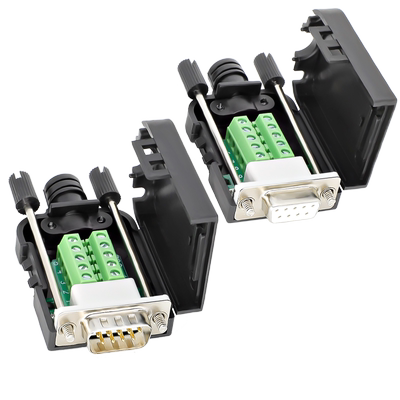 富瑞毅升DB9免焊公母插头