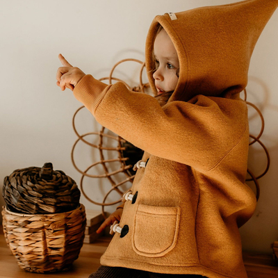 宝宝外套let'schill100羊毛