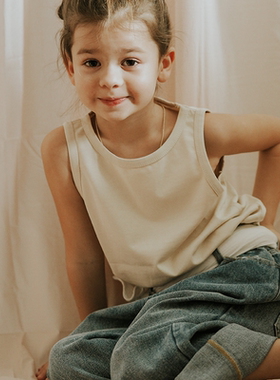 Let's Chill春夏亲子款全新系列内搭外穿背心纯棉时尚简约大气