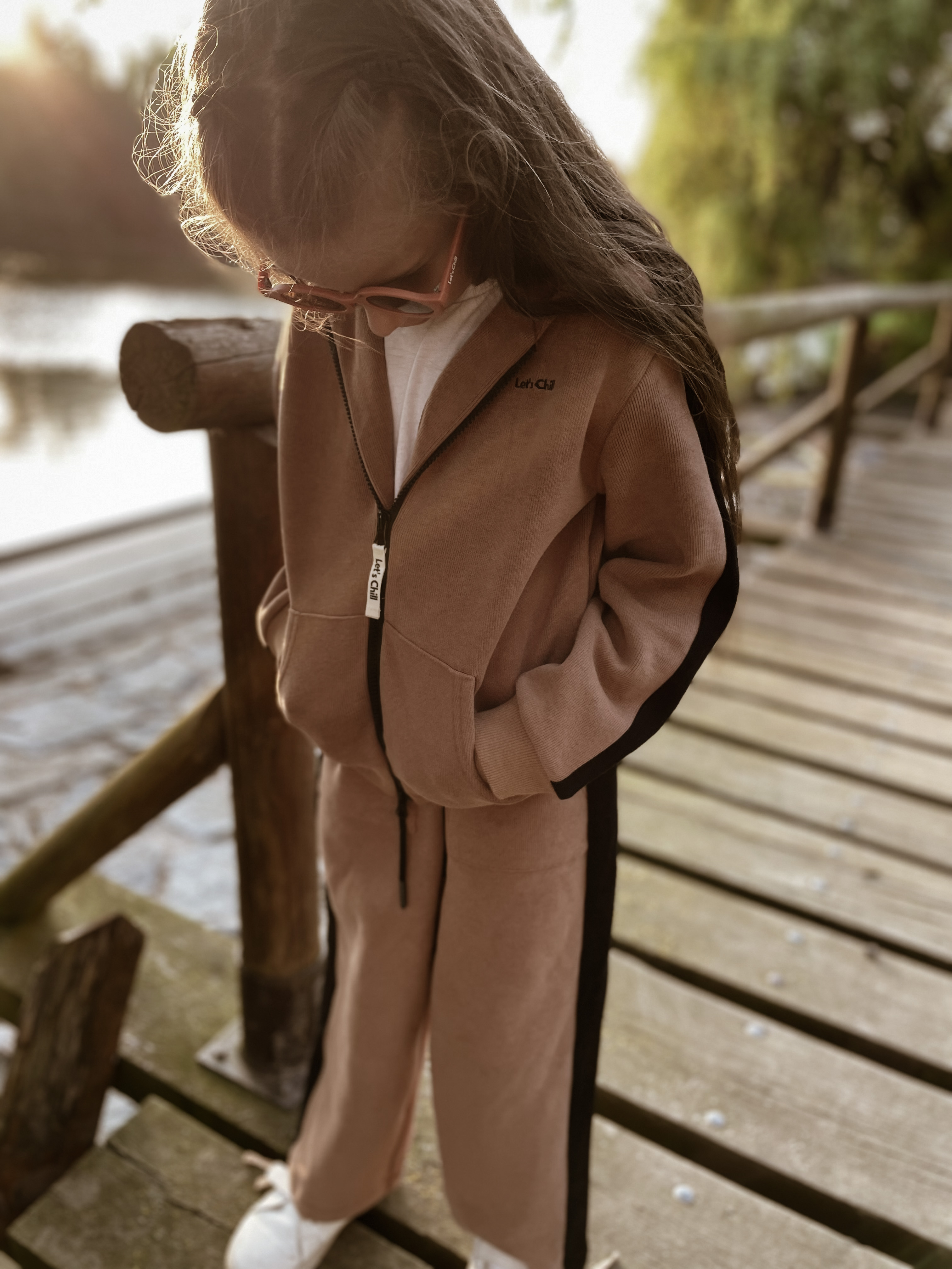 let'schill双面绒连帽套装