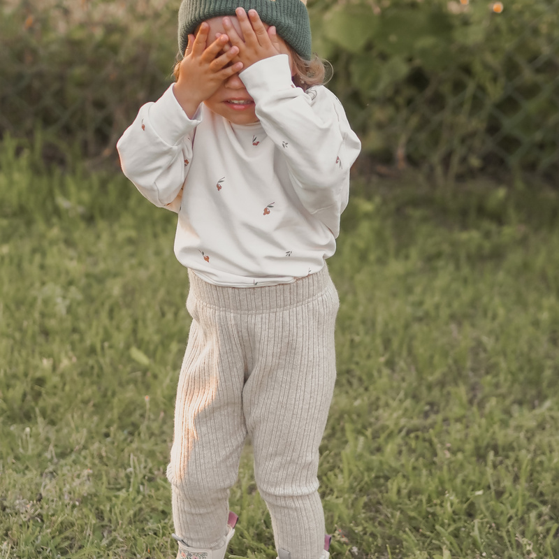 儿童羊毛长裤let'schill长裤