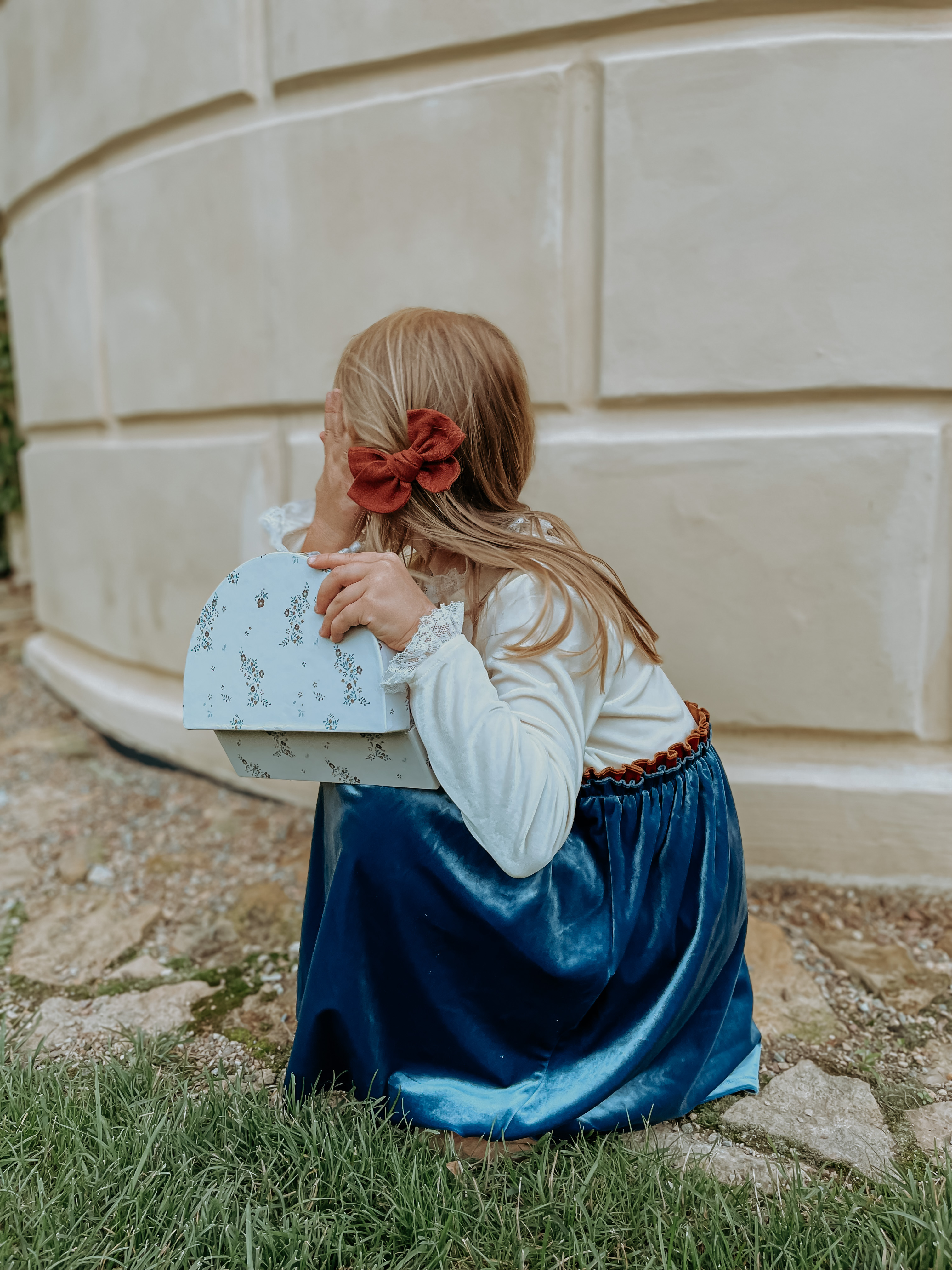 儿童丝绒裙let'schill