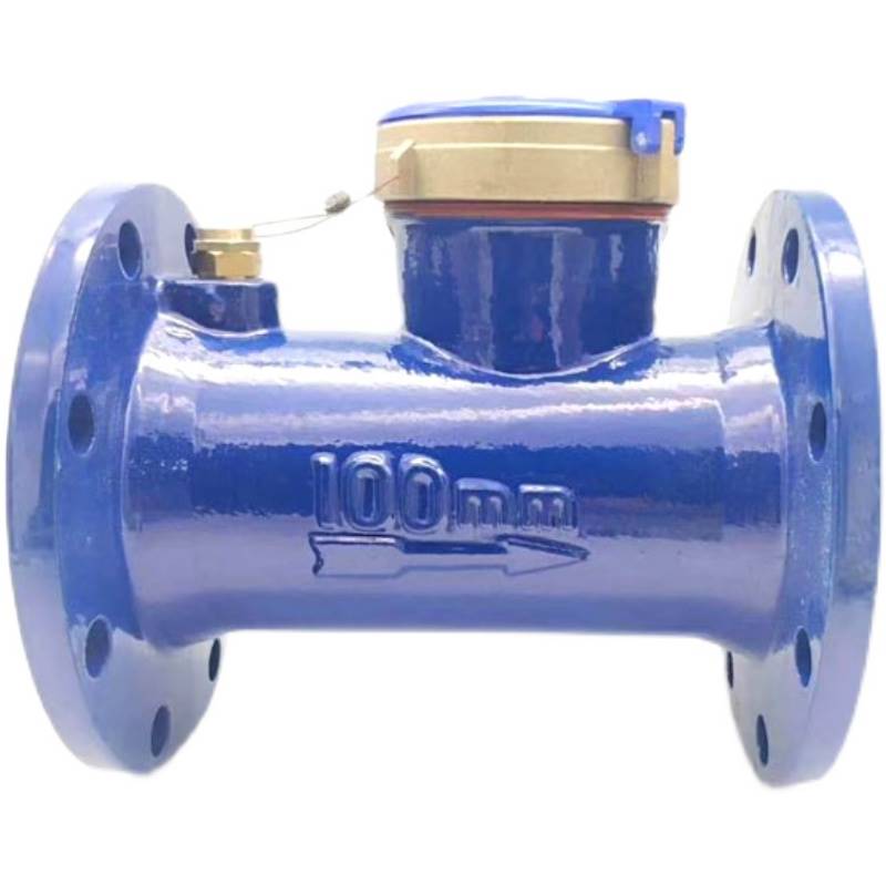 宁波国标法兰LXL螺翼式数字水表大口径湿式工业冷水表80/100/150