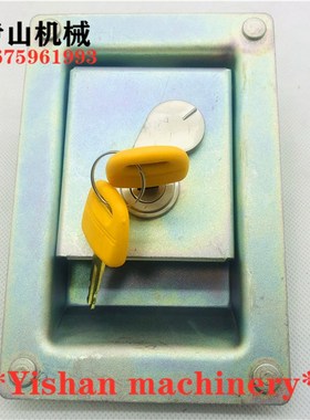 神钢SK/120/200/210/230/260/350-5-6-8液压泵侧边门锁挖掘机配件