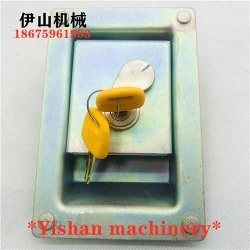 神钢SK/120/200/210/230/260/350-5-6-8液压泵侧边门锁挖掘机配件