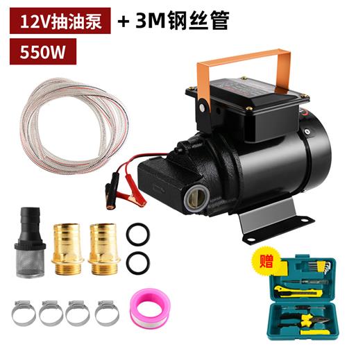 新电动齿轮泵12V24V220V修理厂机油液压油抽油泵抽油机加油器品
