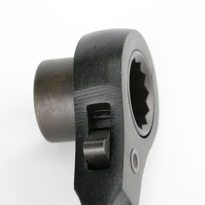 高美尖尾棘轮扳手 进口单q头棘轮梅花双向快速套筒扳手17 19 22 2