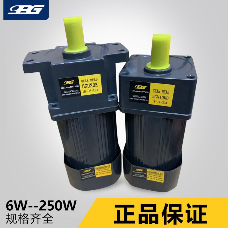 OPG欧邦21K 6W 51K120W61K250W齿轮减速调速定速变速马达立式电机