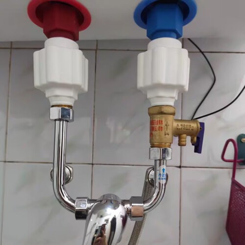 外置通用储水式热电热水器配件全铜螺纹型隔电墙防电墙防漏电墙