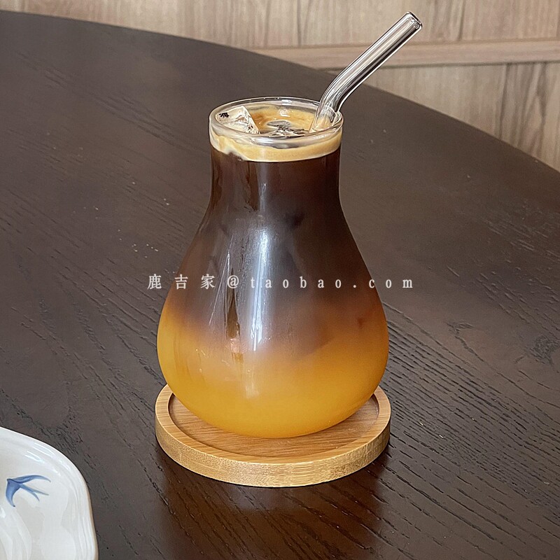 创意个性高硼硅灯泡玻璃杯果汁