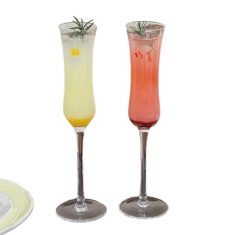 新中式个性收腰香槟杯