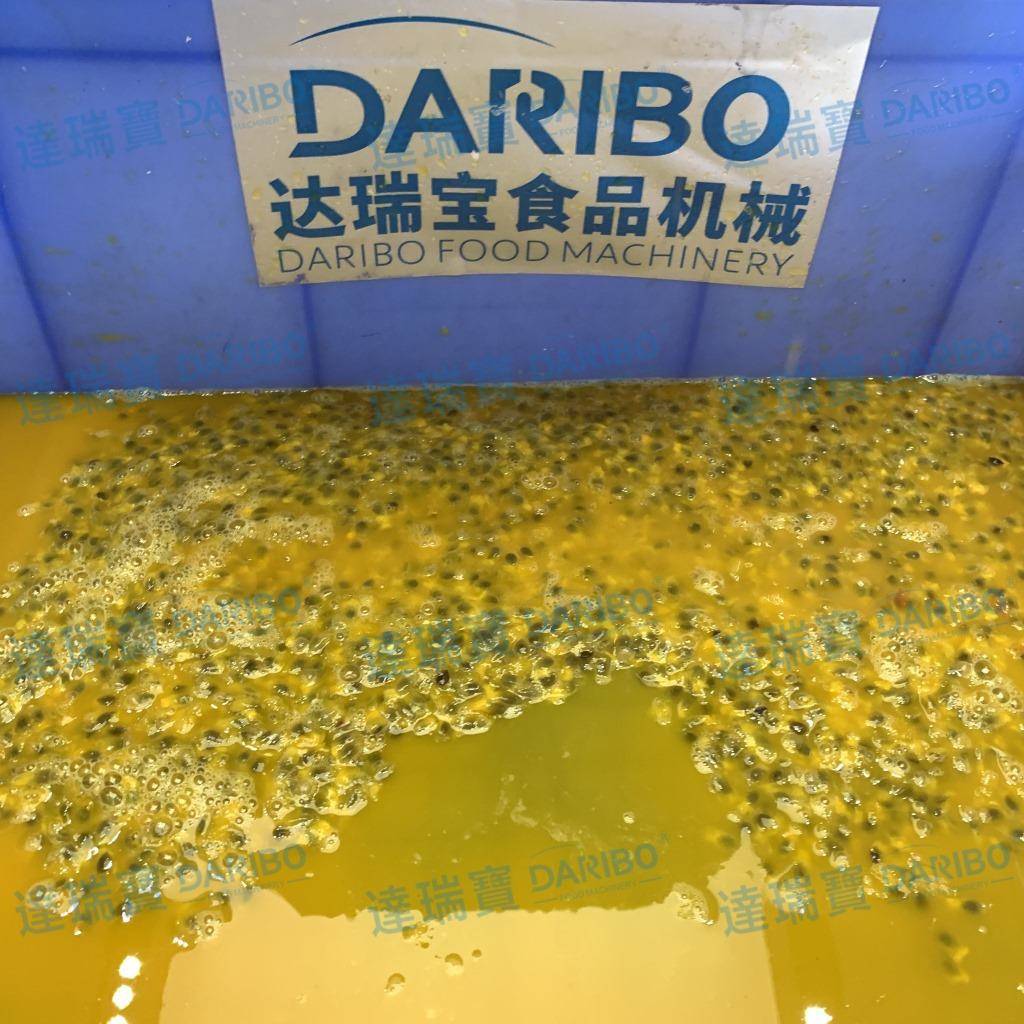 l直接投料式百香果压榨机 百香果挖果肉机 西番莲加工产线设计