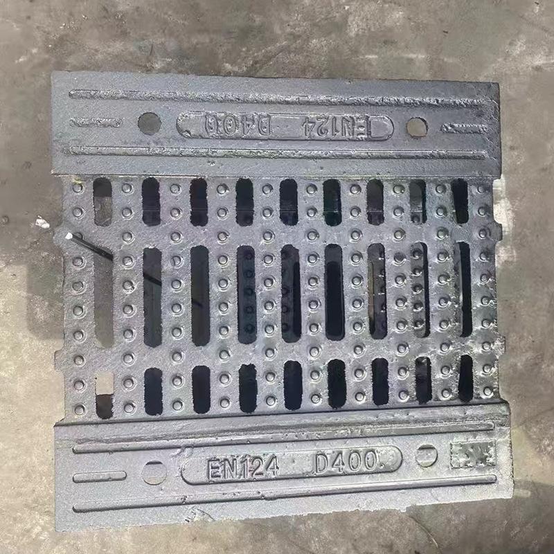 销售铸铁横截沟盖板截水沟篦子一体式雨水箅子分体式雨水盖板防滑