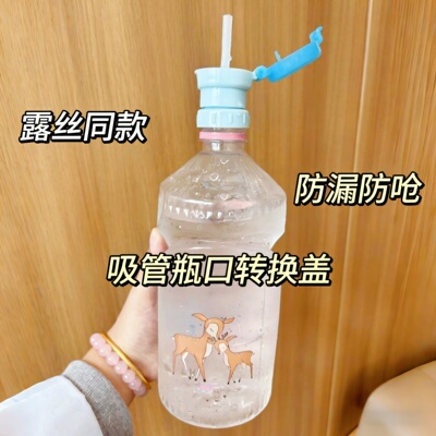 露思同款矿泉水瓶口红吸管盖
