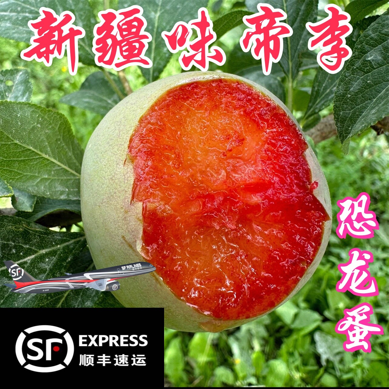 新疆喀什恐龙蛋红心李子特产水果香甜多汁坏果包赔航空发货包邮