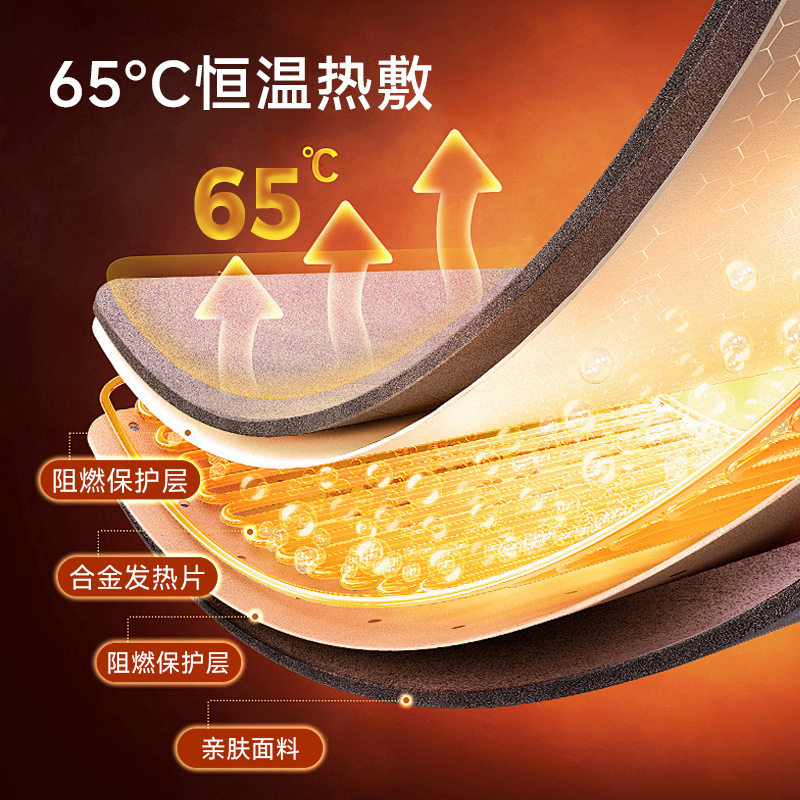 汽车加热坐垫冬季毛绒电1