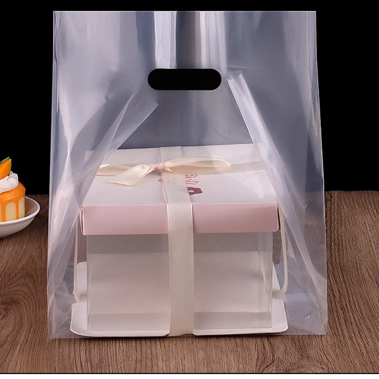 加厚塑料外卖打包袋四方