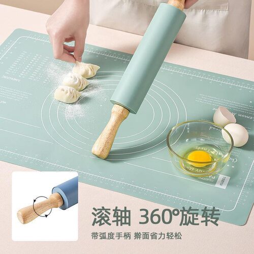 厨用烘焙硅胶擀面杖套装