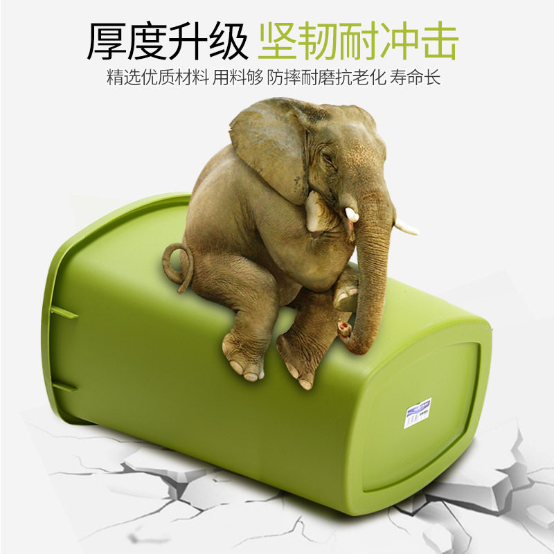 大号塑料垃圾桶家用带摇