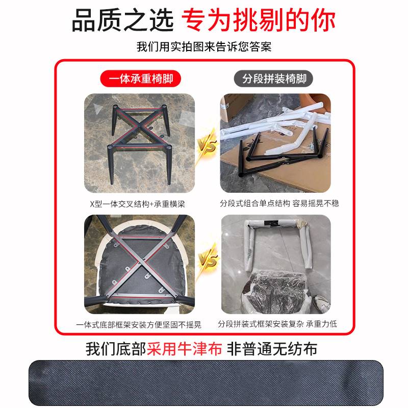 餐椅轻奢家用北欧现代简约咖啡西餐厅甜品奶茶店意式酒店餐桌椅子