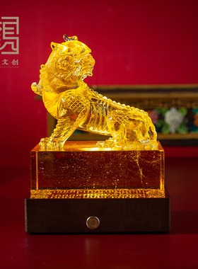 黄铜琉璃谛听地藏印章摆件家居客厅玄关办公室桌面装饰品创意礼品