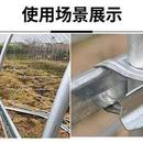 卡扣V定固定器 厂家配风卡槽蔬菜温室大棚防件热镀锌钢管骨架固N