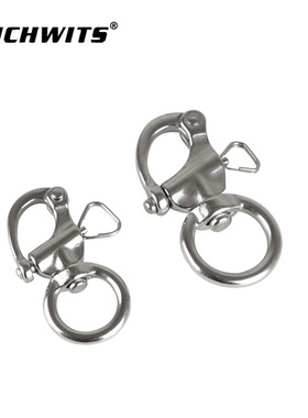 不锈钢316旋转弹簧卸扣 snap shale 快脱卸扣 快手相机背带扣