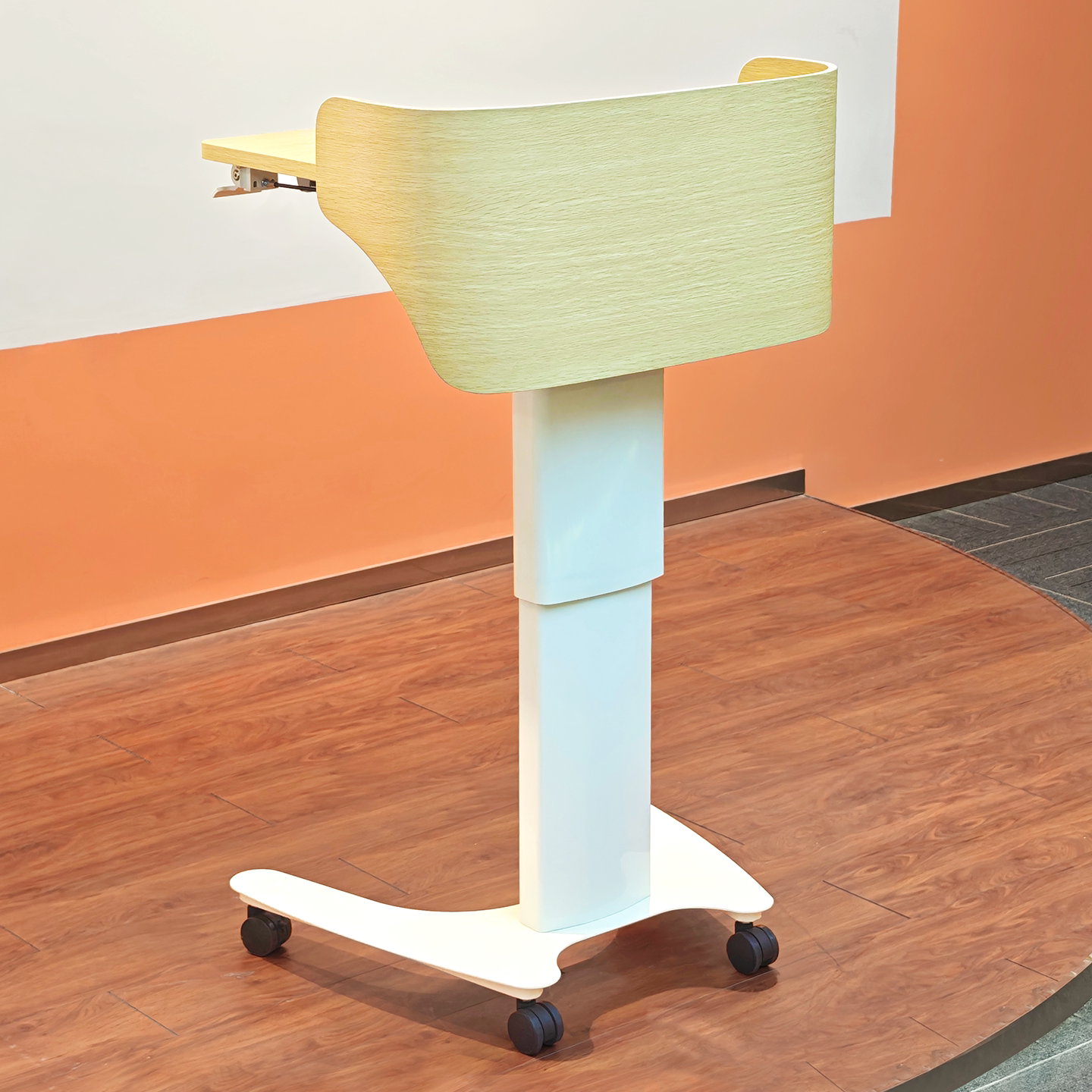 可移动演讲台会议发言台主持台培训教室讲台桌升降桌接待台迎宾台