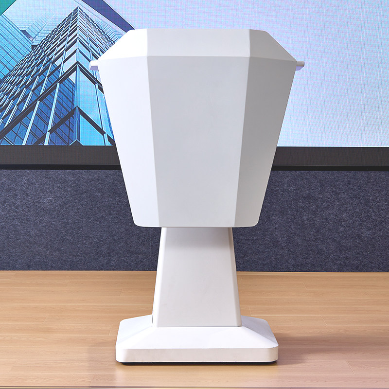 气动升降演讲台办公室会议室发言台简约现代前台接待台讲台演讲桌