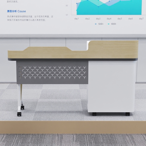 学校教室老师讲台站坐两用