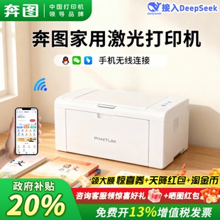 pantum奔图P2506W黑白激光打印机a4小型手机无线wifi多人连接家用办公商用共享打印官方正品 政府补贴20%