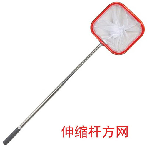 儿童伸缩捞鱼网清洁不锈钢寻蝶园