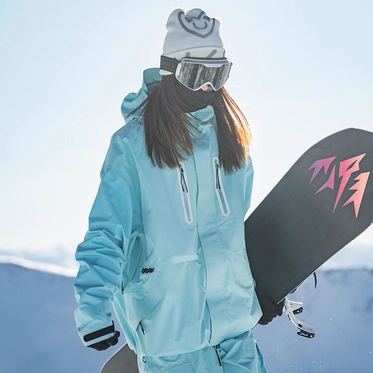 nowinsnow滑雪服女款硬壳单板专业防水防风雪服套装3L滑雪衣外套