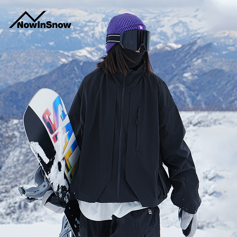 nis雪现单板滑雪服女套装