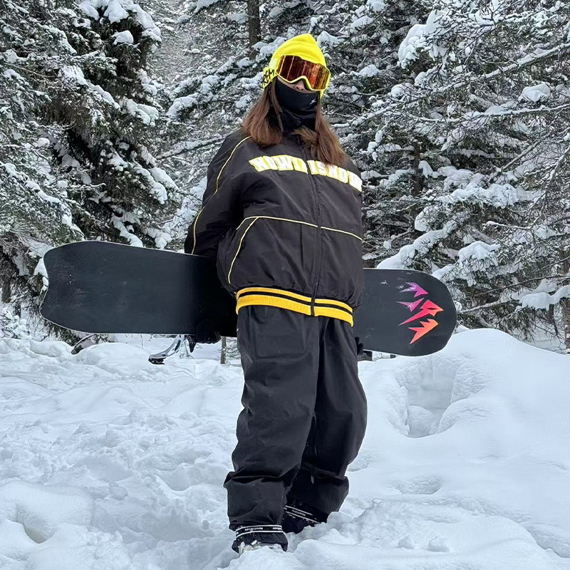 NowInSnow单板滑雪服女套装防水防风美式夹克外套保暖背带雪裤,户外/登山/野营/旅行用品,滑雪衣裤套装,淘宝优惠券,粉丝福利购,淘宝优惠卷