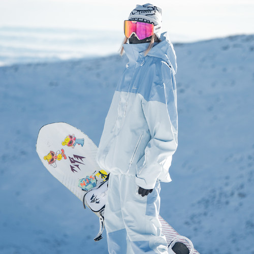 nis雪现单板滑雪服女套装