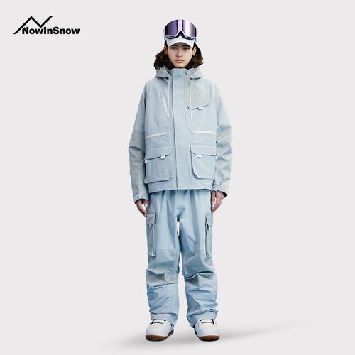nis滑雪服套装防风防水保暖
