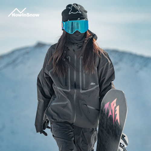 nis单板滑雪服女防风套装