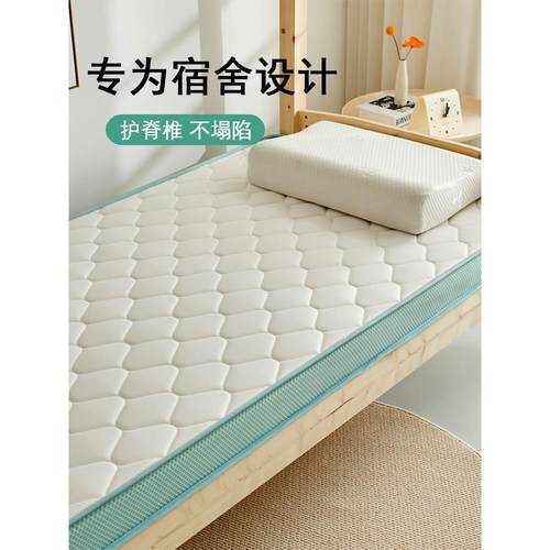 学生宿舍护脊椎棕榈床垫记忆棉单人家用双人卧室租房加厚海绵垫子