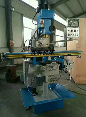 直销鲁南ZX6350C D A钻铣床 升降台自动走刀精密小型立式钻铣床