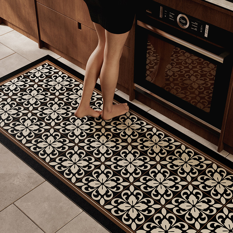 莱特中古轻奢厨房地垫防滑防油吸水脚垫家用耐脏免洗可擦地毯门口,居家布艺,厨房地垫,淘宝优惠券,粉丝福利购,淘宝优惠卷