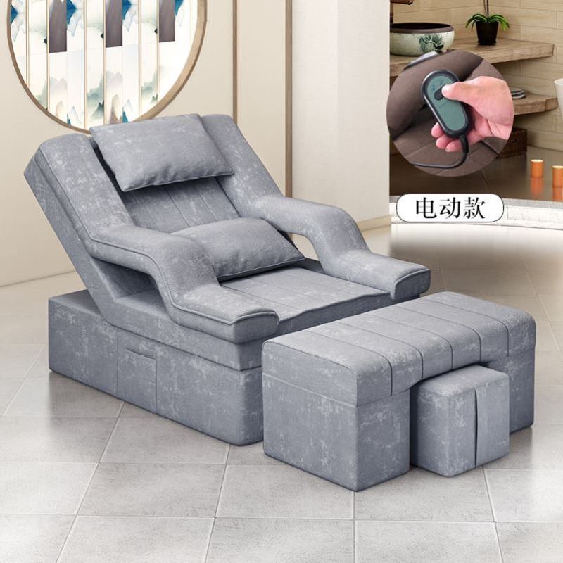 足疗按摩床电动足浴沙发靠椅床美甲美睫椅子足疗床电动躺椅足浴床