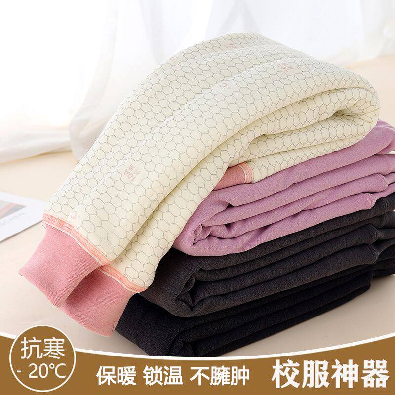 儿童保暖裤男中大童校服