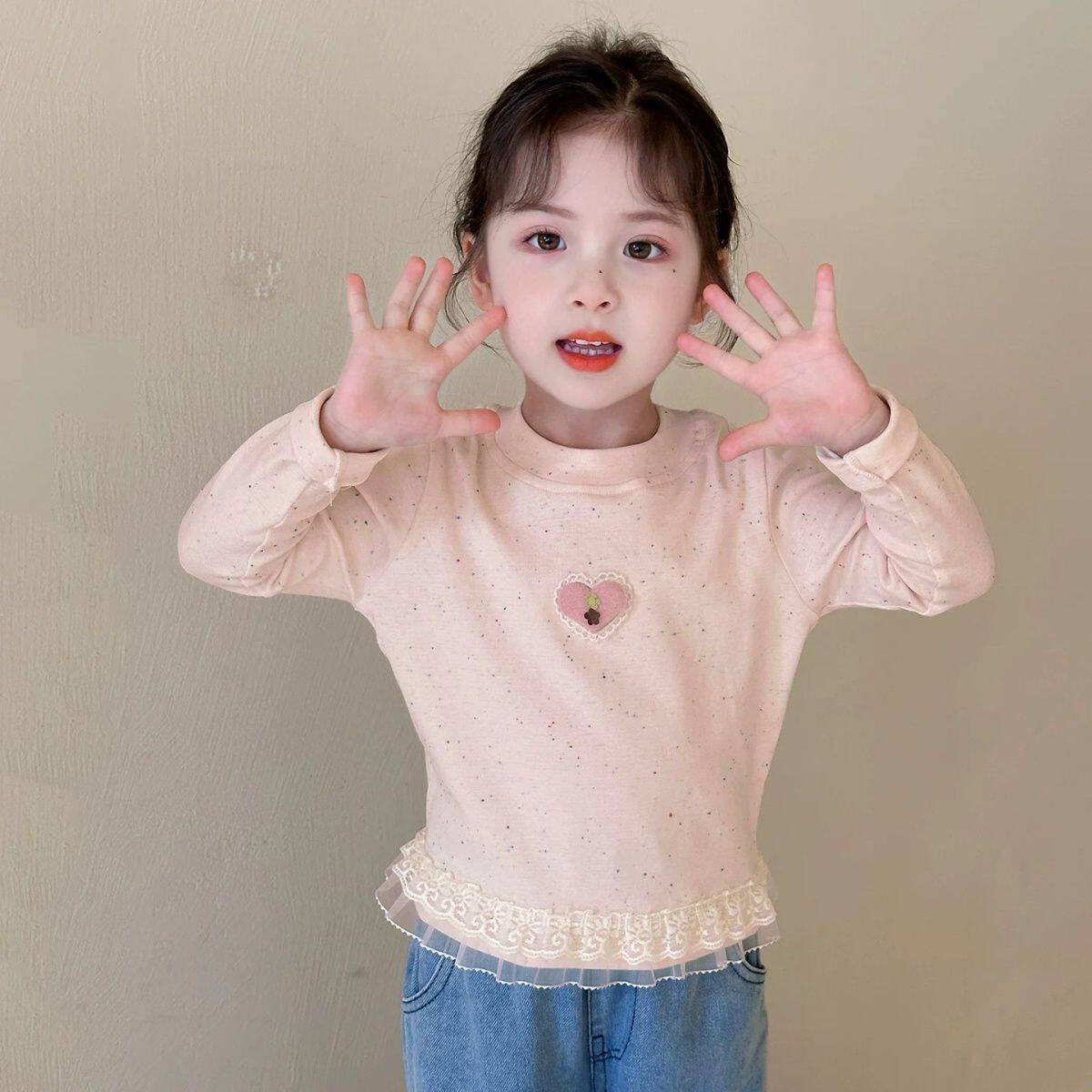 女童打底衫春秋款2026新