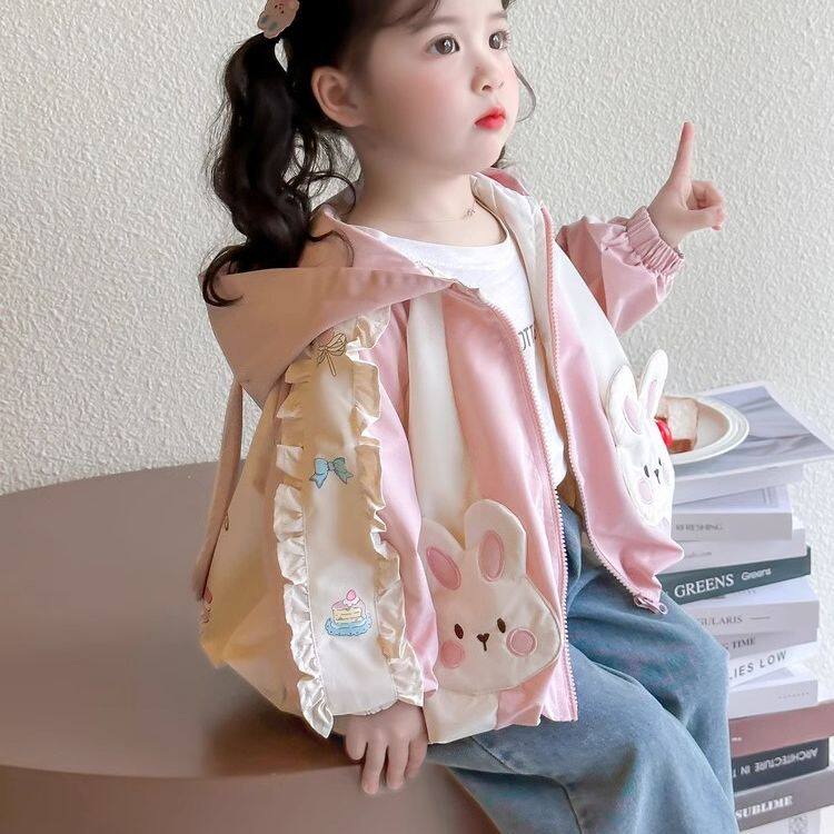 女童外套2025新款儿童卡
